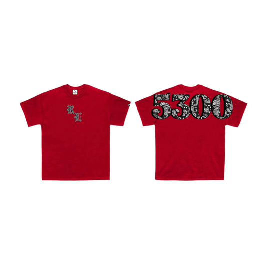 5300 V3 BLACK BANDANA (RED)