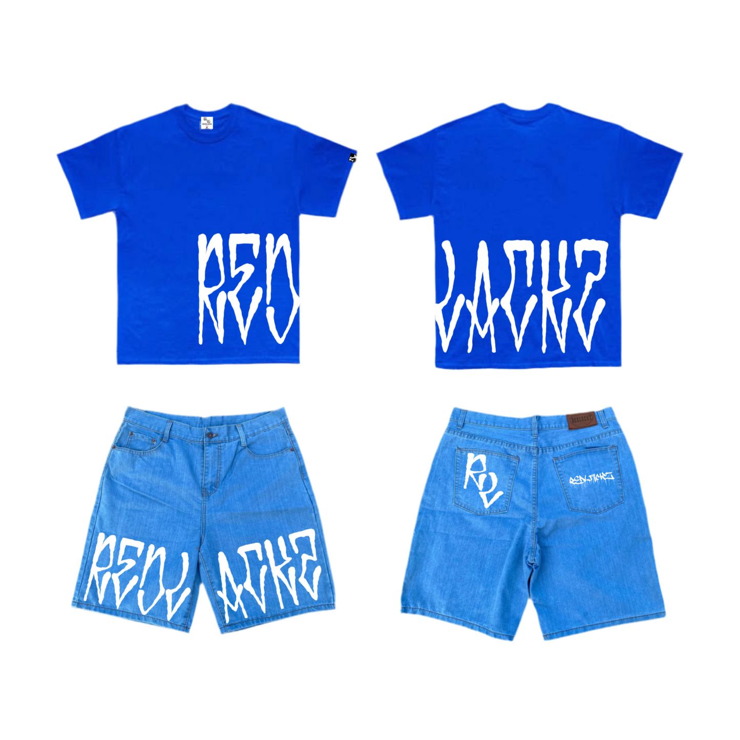MONSTA TAG COLLECTION JORTS & TSHIRT