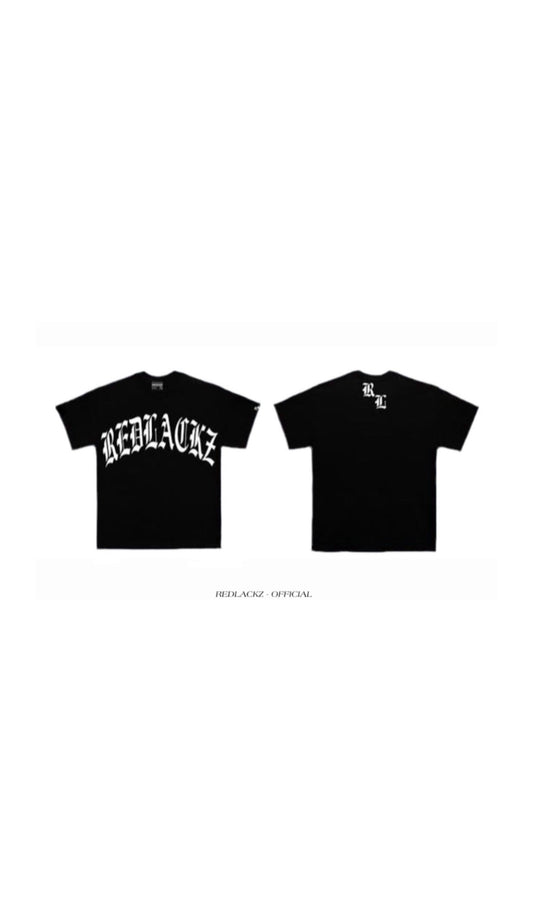 BIG LOGO REDLACKZ TSHIRT BLACK