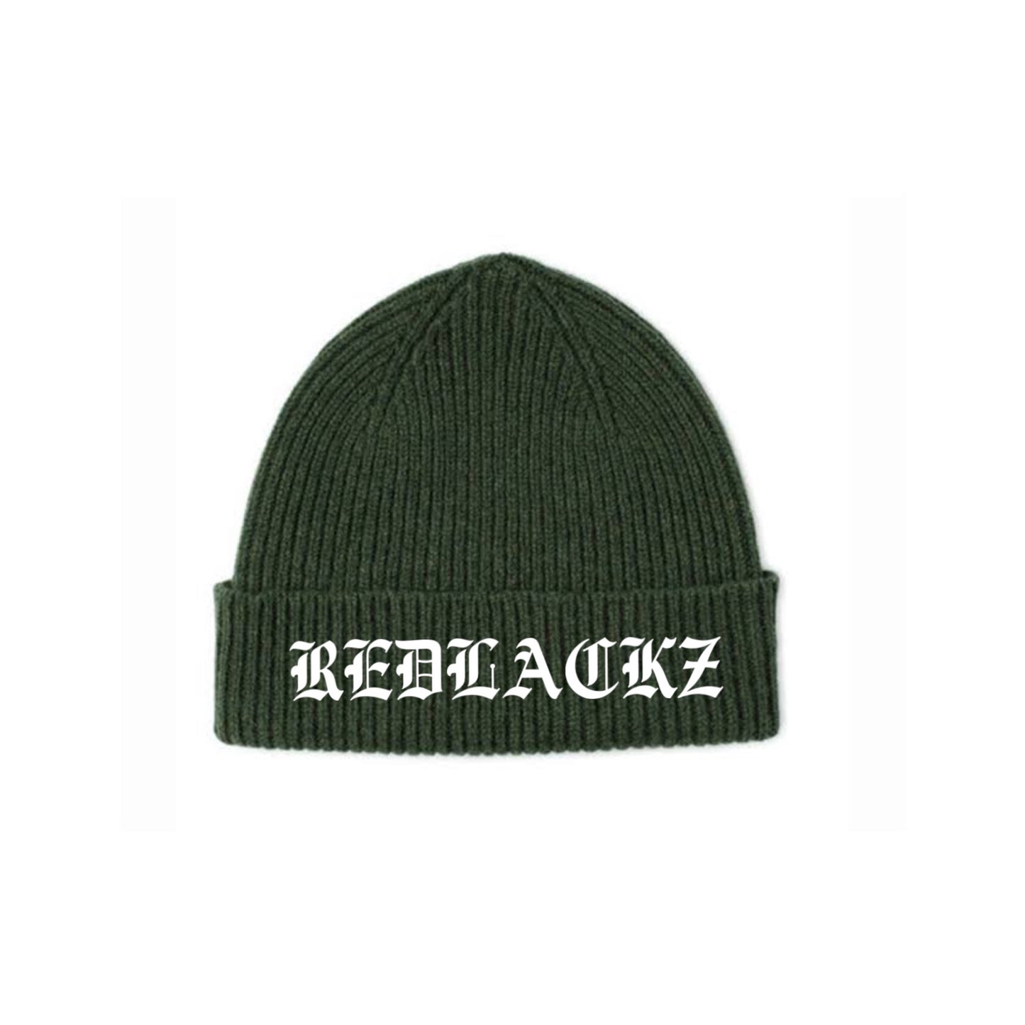 REDLACKZ BEANIE DARK GREEN