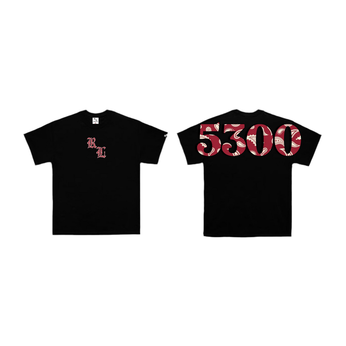 5300 V3 RED BANDANA (BLACK)