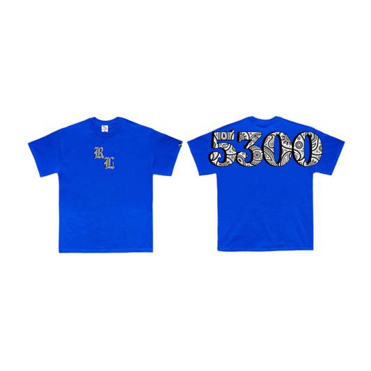 5300 V3 WHITE BANDANA (BLUE)